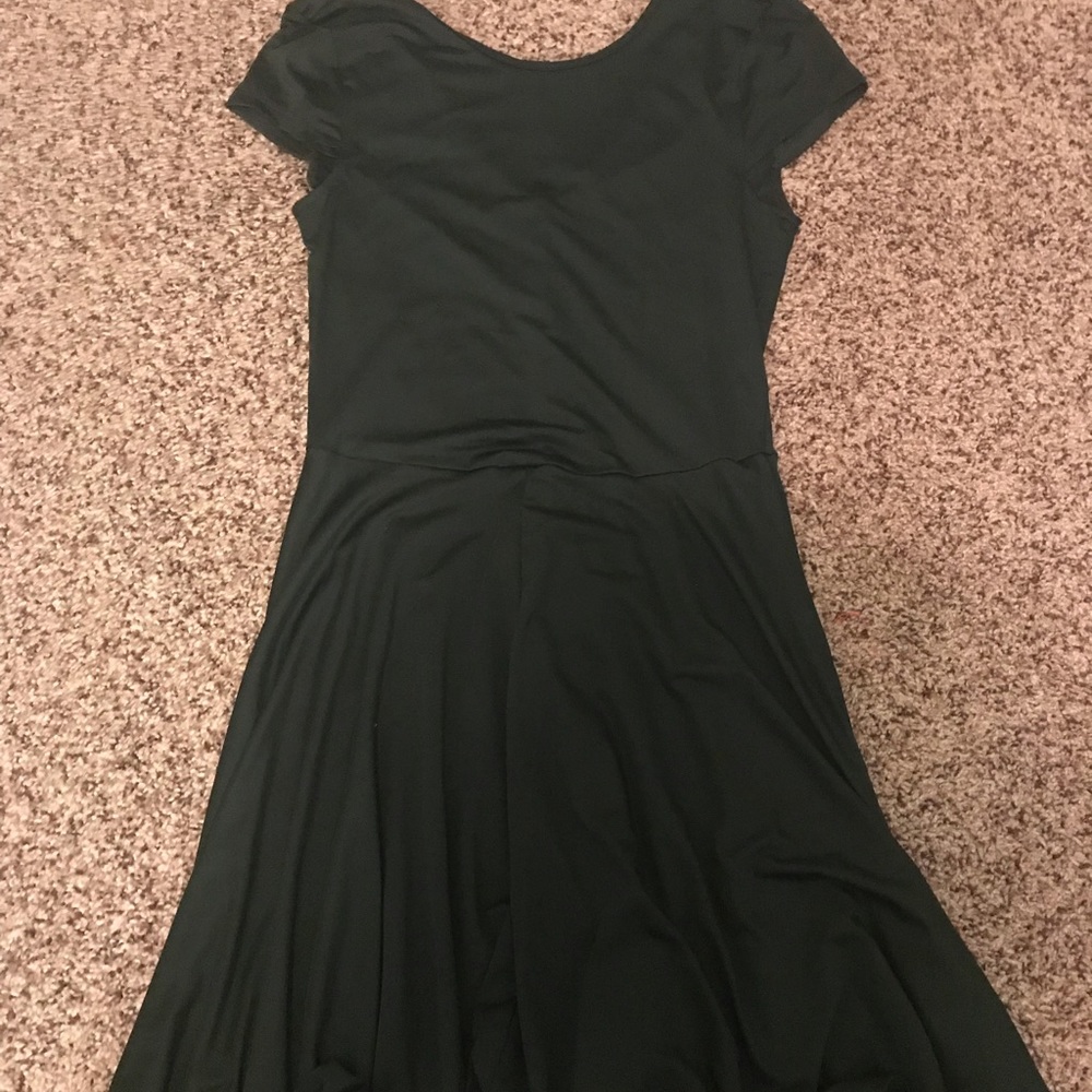 Dark green dress